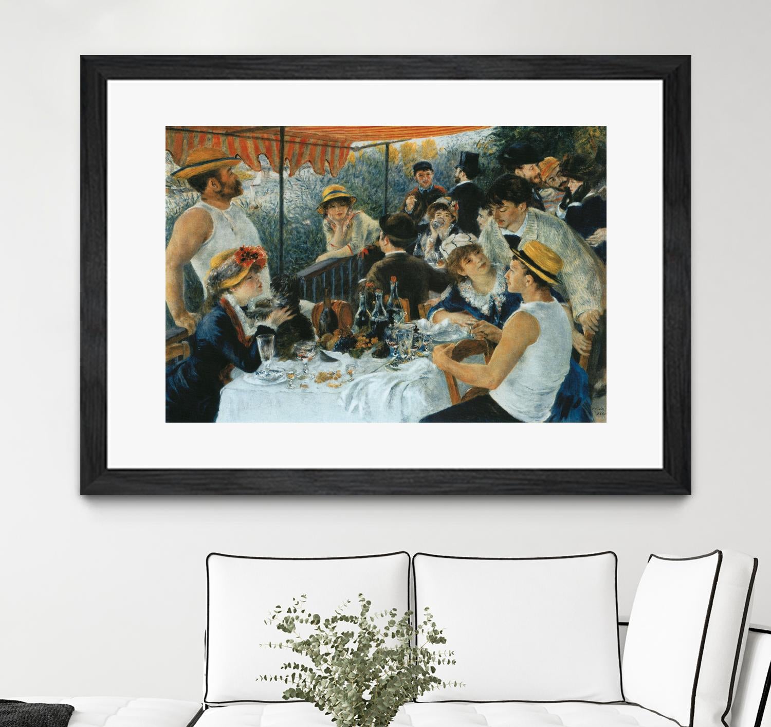 Le Déjeuner des canotiers, 1881 by Pierre-Auguste Renoir on GIANT ART - blue museums meal