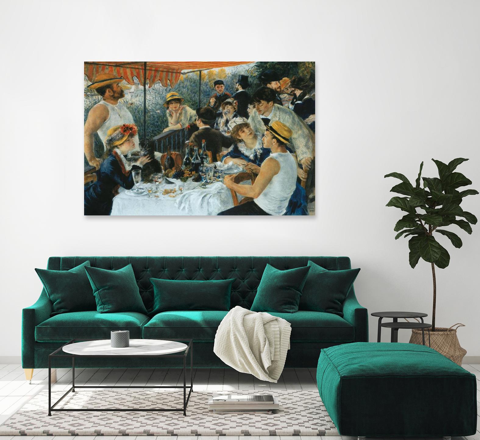 Le Déjeuner des canotiers, 1881 by Pierre-Auguste Renoir on GIANT ART - blue museums meal