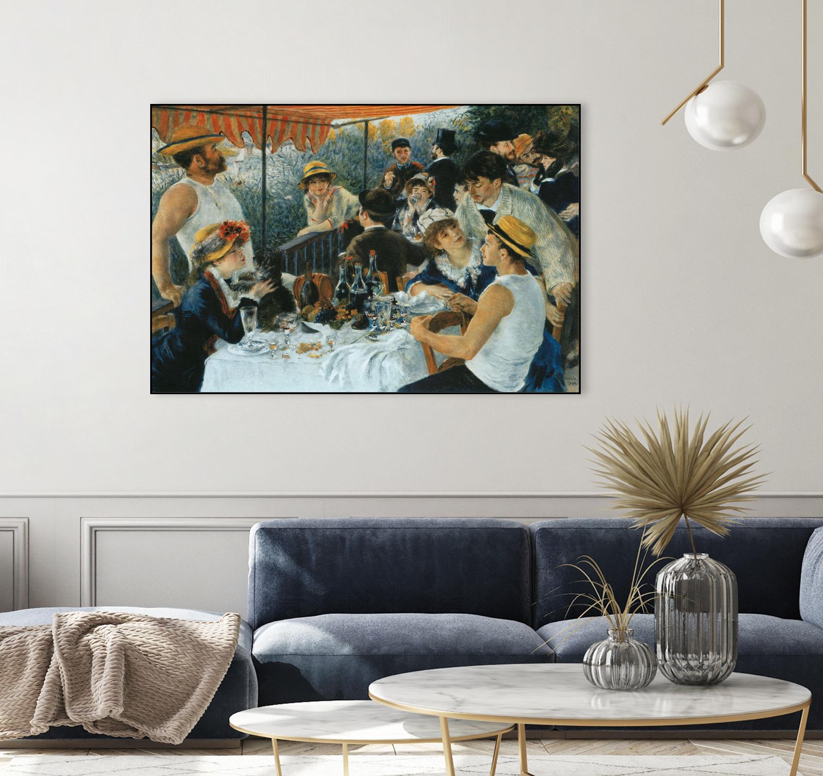 Déjeuner du canotier by Auguste Renoir on GIANT ART - blue masters meal