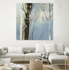Contemporary Forest 2 by Kathleen Cloutier on GIANT ART - blue botanical arbres