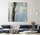 Contemporary Forest 2 by Kathleen Cloutier on GIANT ART - blue botanical arbres