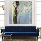 Contemporary Forest 2 by Kathleen Cloutier on GIANT ART - blue botanical arbres