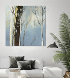 Contemporary Forest 2 by Kathleen Cloutier on GIANT ART - blue botanical arbres