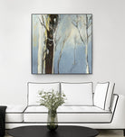 Contemporary Forest 2 by Kathleen Cloutier on GIANT ART - blue botanical arbres
