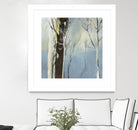 Contemporary Forest 2 by Kathleen Cloutier on GIANT ART - blue botanical arbres