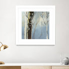 Contemporary Forest 2 by Kathleen Cloutier on GIANT ART - blue botanical arbres