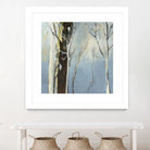 Contemporary Forest 2 by Kathleen Cloutier on GIANT ART - blue botanical arbres