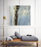 Contemporary Forest 2 by Kathleen Cloutier on GIANT ART - blue botanical quebec artists