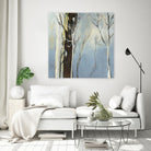 Contemporary Forest 2 by Kathleen Cloutier on GIANT ART - blue botanical quebec artists