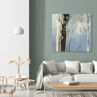 Contemporary Forest 2 by Kathleen Cloutier on GIANT ART - blue botanical quebec artists