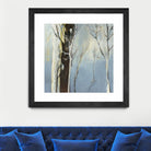 Contemporary Forest 2 by Kathleen Cloutier on GIANT ART - blue botanical arbres