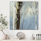 Contemporary Forest 2 by Kathleen Cloutier on GIANT ART - blue botanical arbres