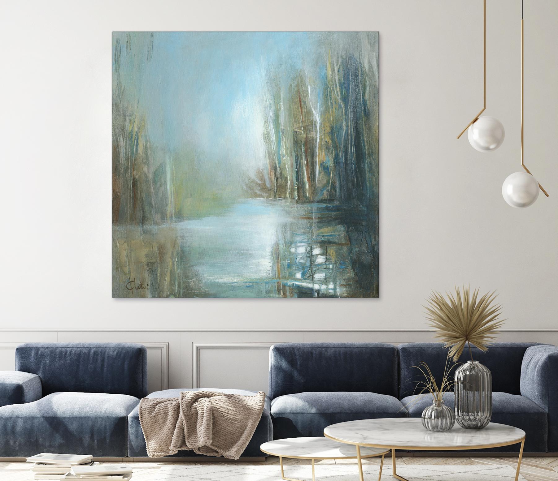 Marecage 1 by Kathleen Cloutier on GIANT ART - green landscape marécage