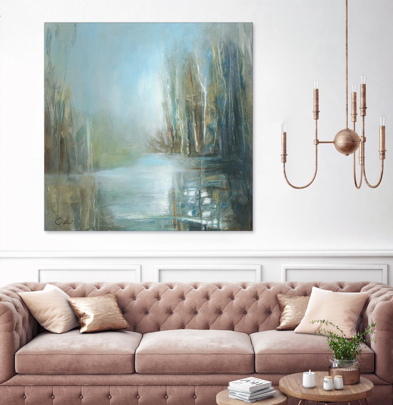 Marecage 1 by Kathleen Cloutier on GIANT ART - green landscape marécage