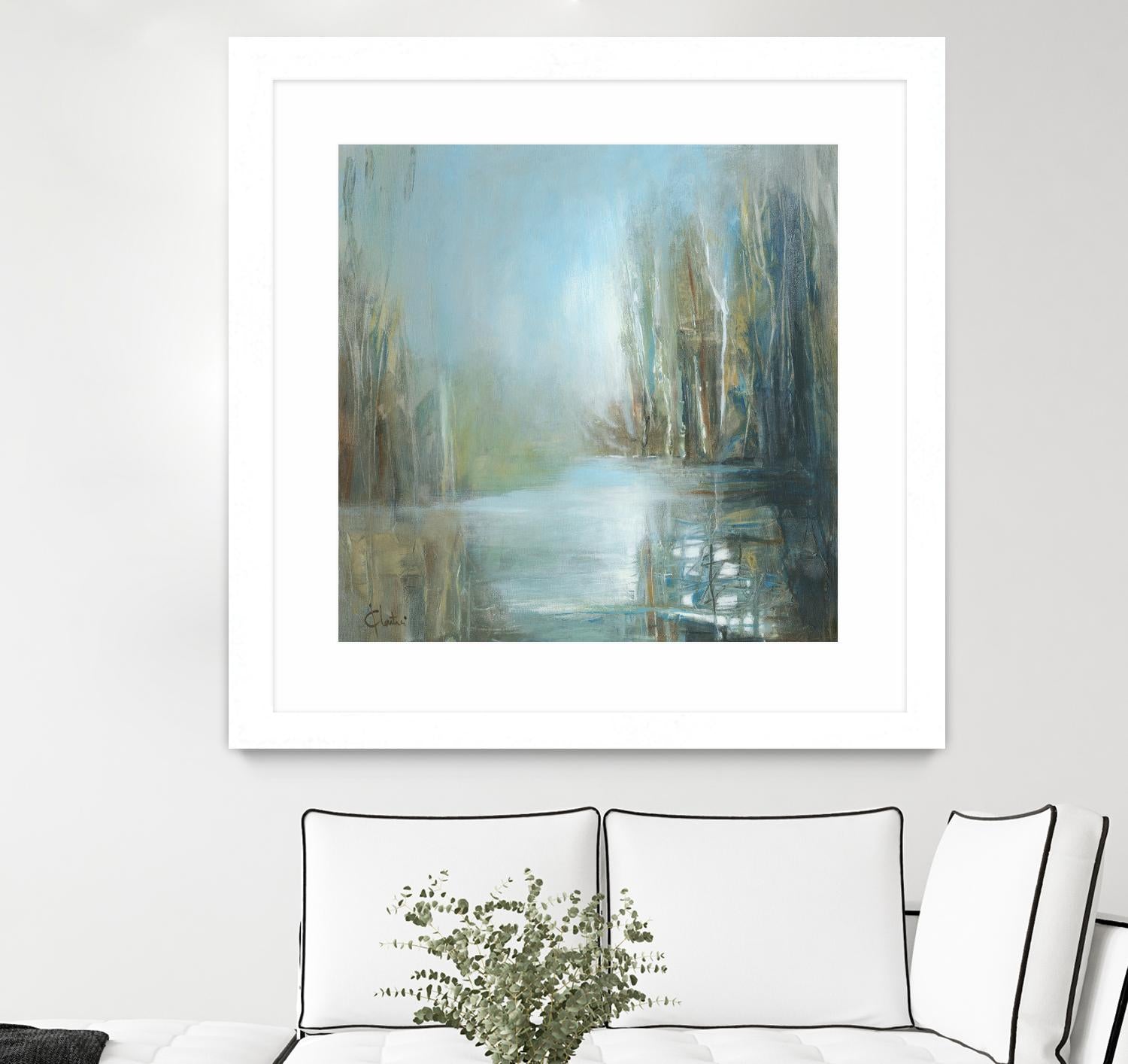 Marecage 1 by Kathleen Cloutier on GIANT ART - green landscape marécage