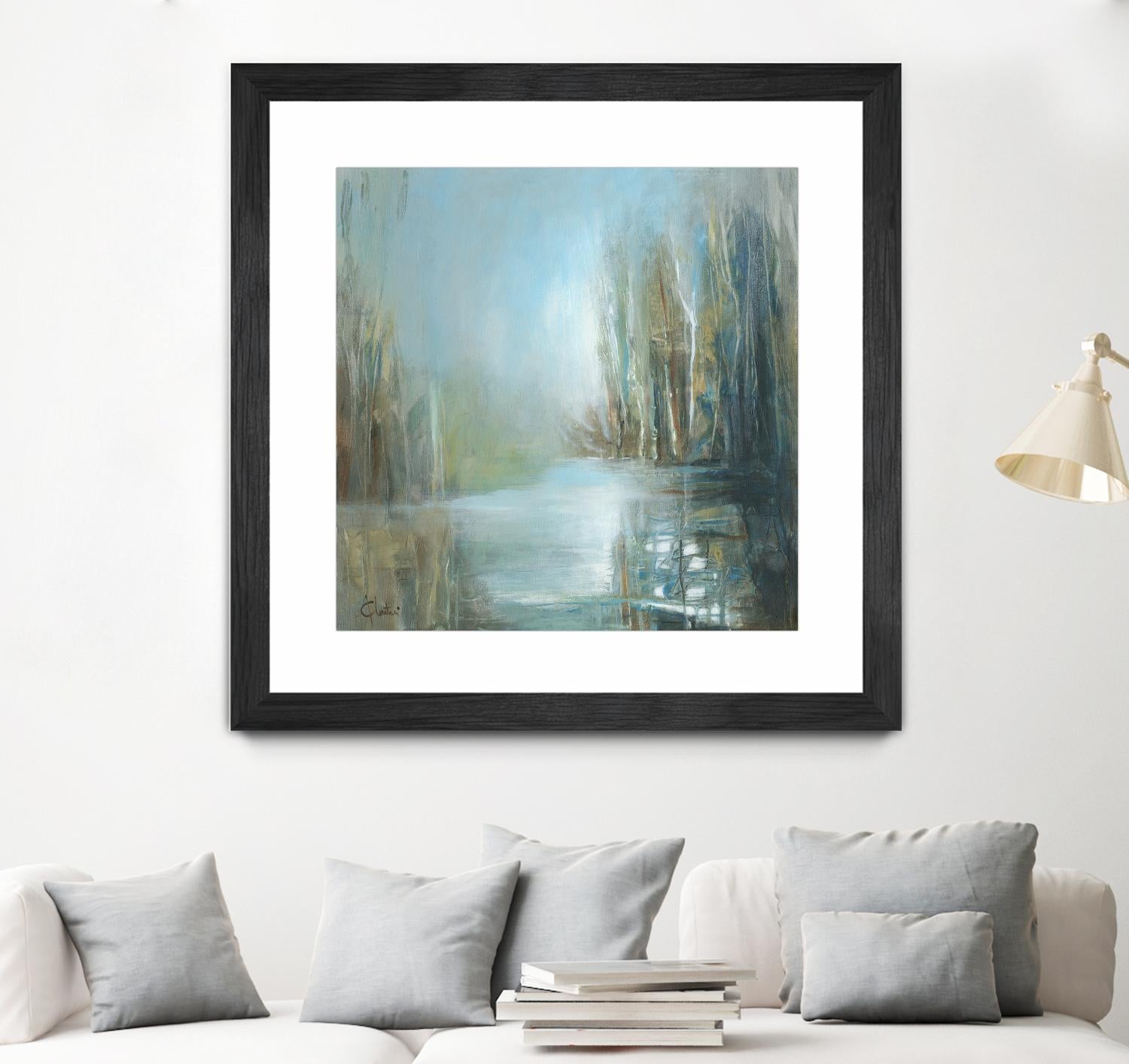 Marecage 1 by Kathleen Cloutier on GIANT ART - green landscape marécage