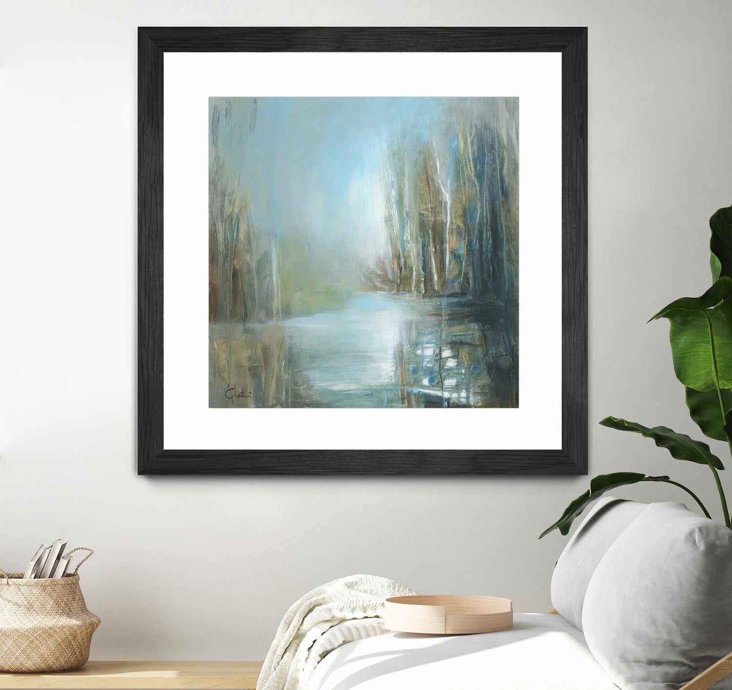 Marecage 1 by Kathleen Cloutier on GIANT ART - green landscape marécage