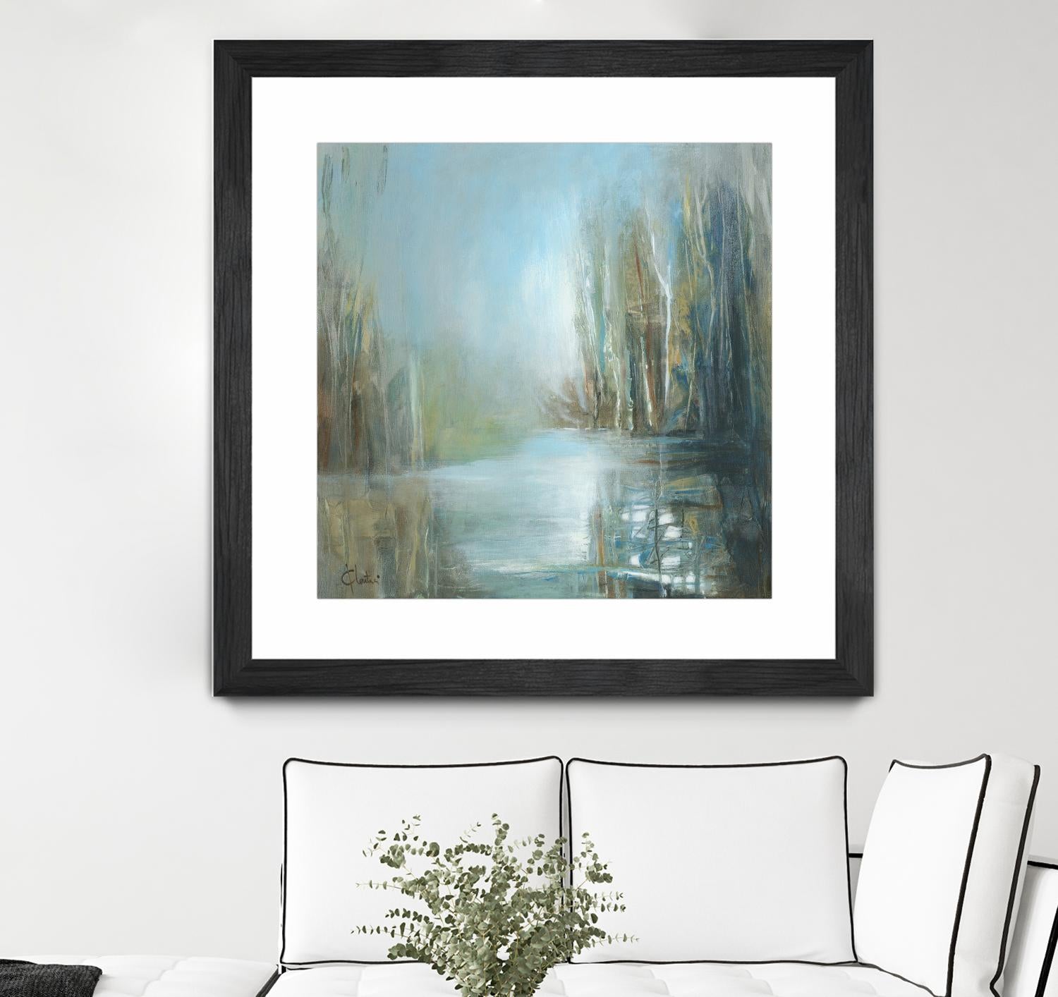 Marecage 1 by Kathleen Cloutier on GIANT ART - green landscape marécage