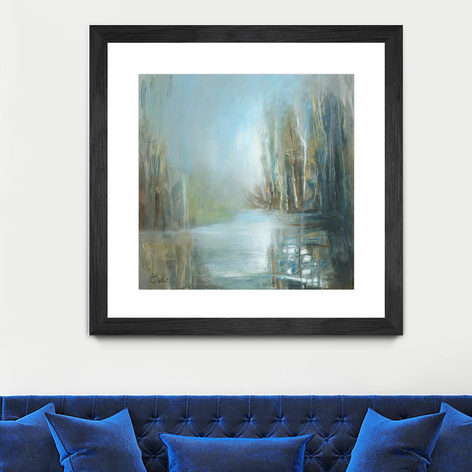 Marecage 1 by Kathleen Cloutier on GIANT ART - green landscape marécage