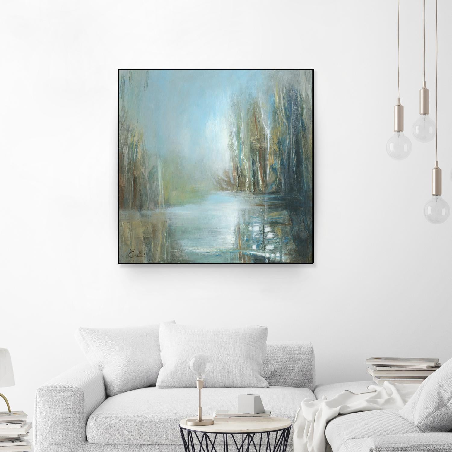 Marecage 1 by Kathleen Cloutier on GIANT ART - green landscape marécage