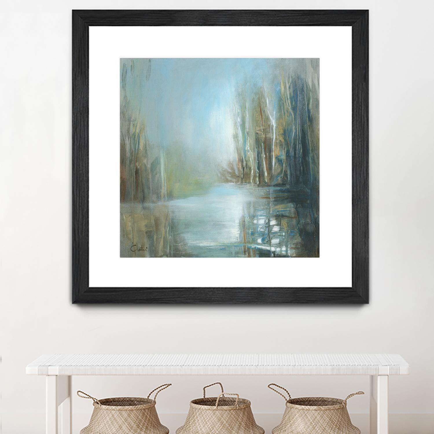 Marecage 1 by Kathleen Cloutier on GIANT ART - green landscape marécage