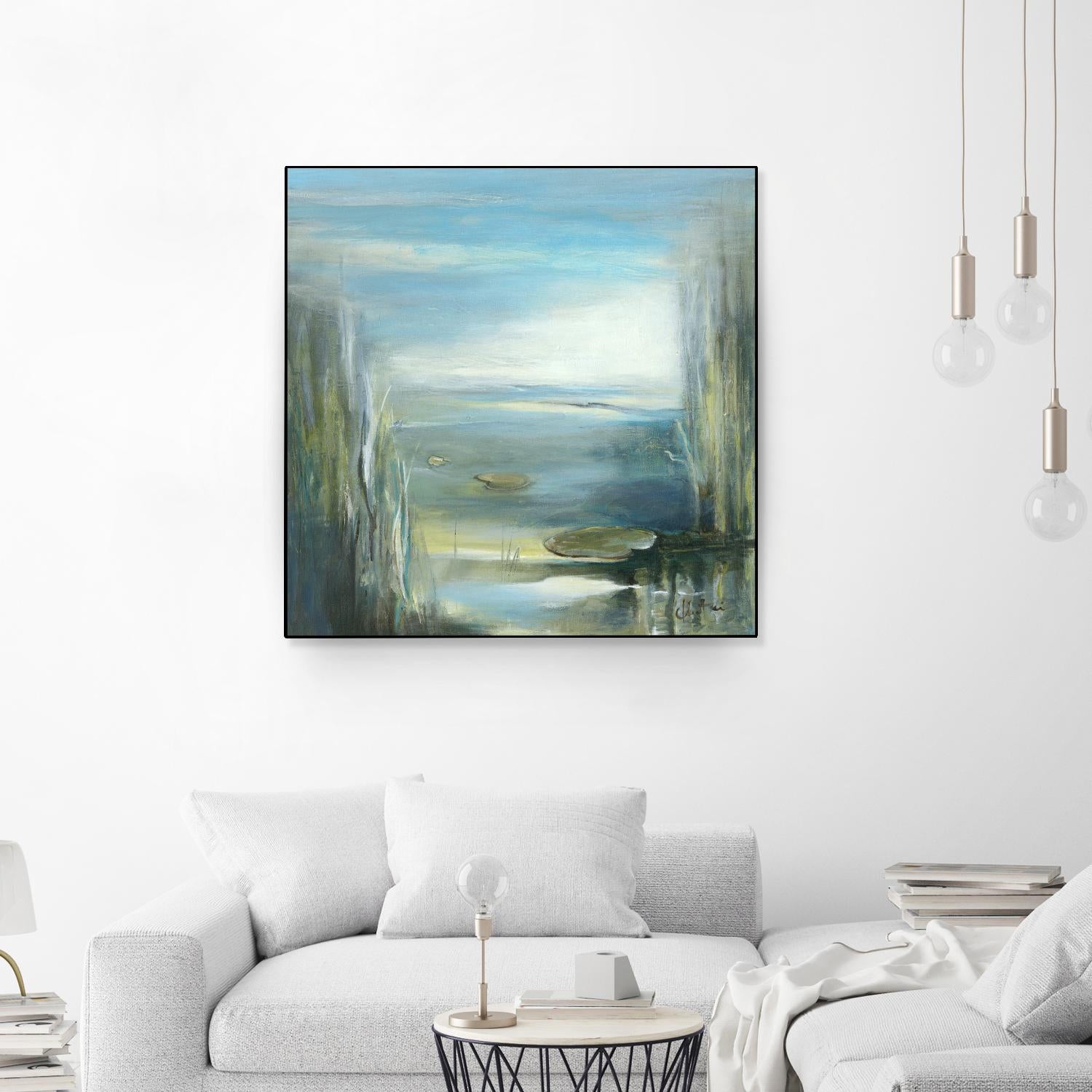 Marecage 2 by Kathleen Cloutier on GIANT ART - green botanical marécage