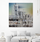 Urban Abstract 6 by Jean-François Dupuis on GIANT ART - beige linear factory