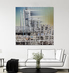 Urban Abstract 6 by Jean-François Dupuis on GIANT ART - beige linear factory