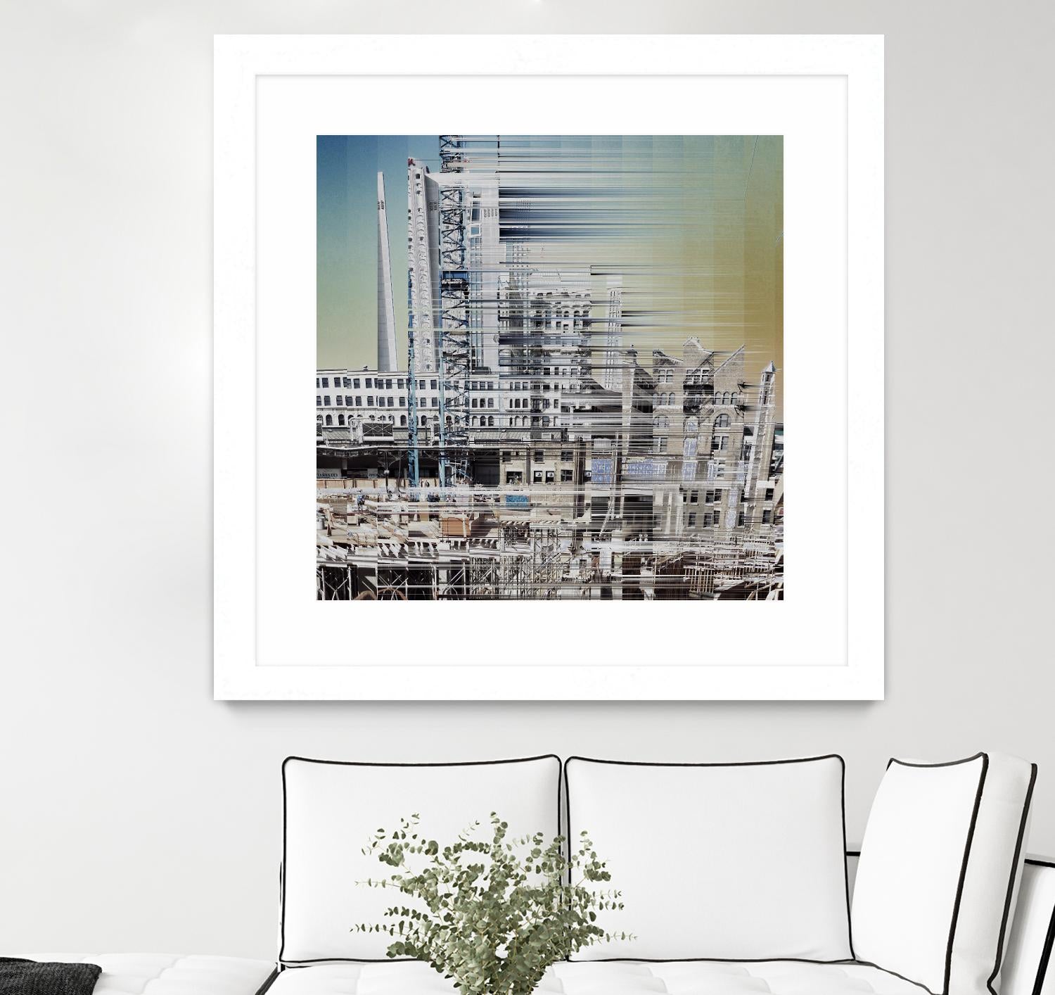 Urban Abstract 6 by Jean-François Dupuis on GIANT ART - beige linear factory