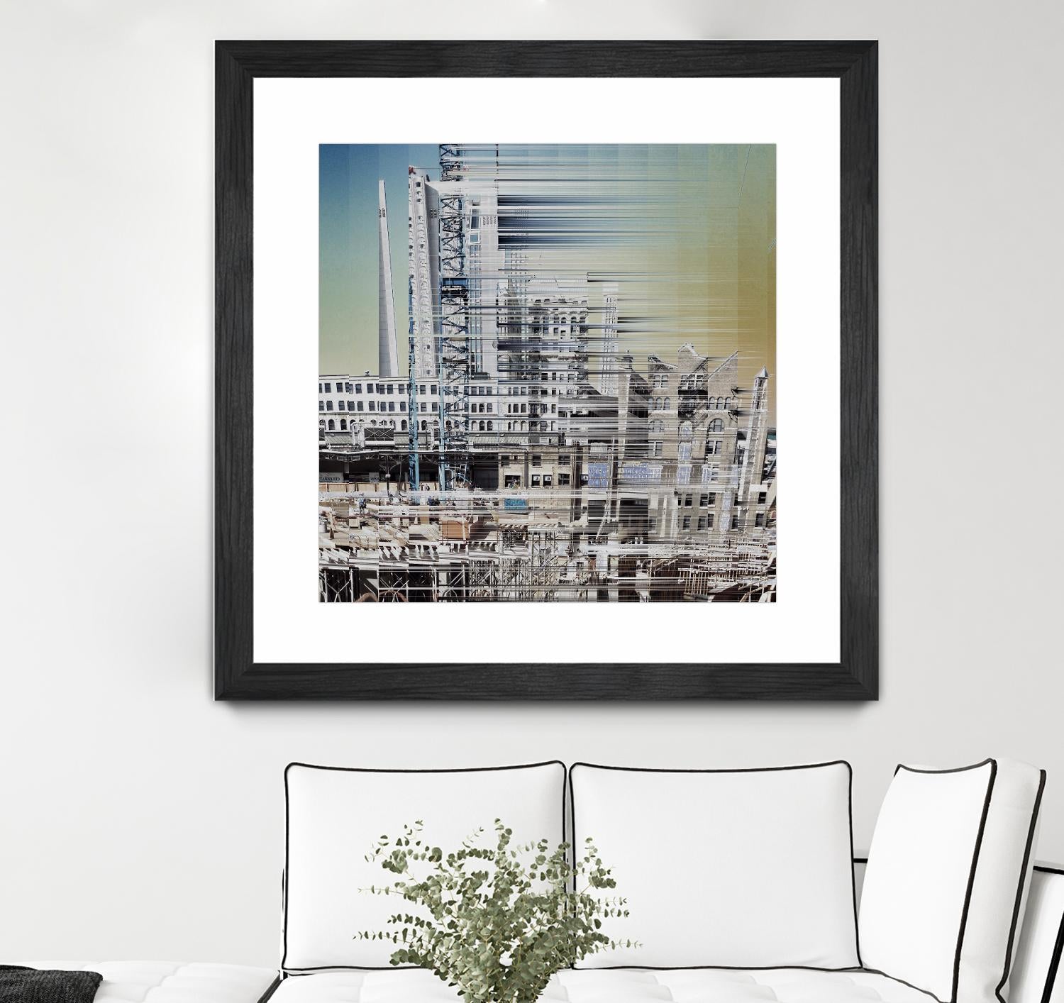 Urban Abstract 6 by Jean-François Dupuis on GIANT ART - beige linear factory