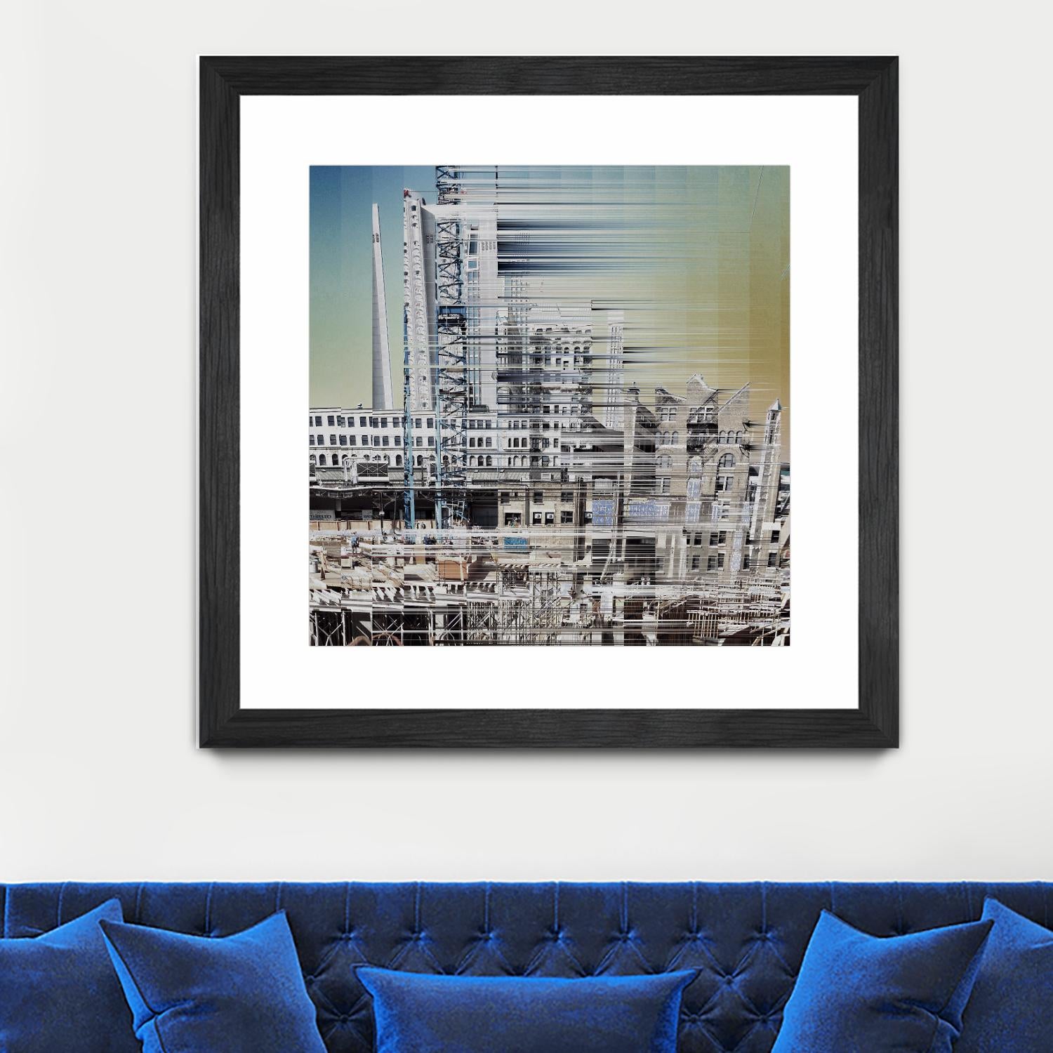 Urban Abstract 6 by Jean-François Dupuis on GIANT ART - beige linear factory