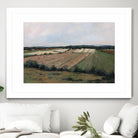 Terres cultivées by Jacques Clément on GIANT ART - beige landscape artistes du québec