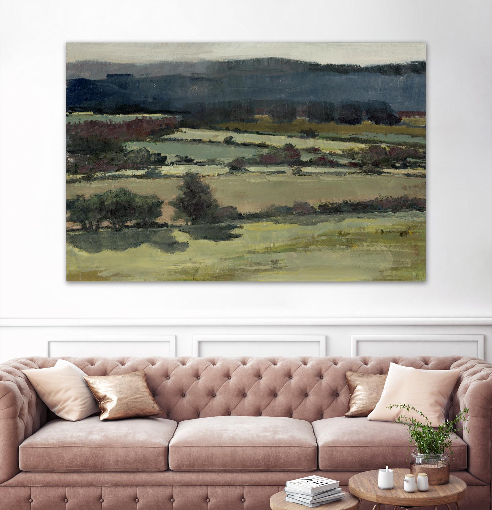 Petits territoires by Jacques Clément on GIANT ART - green landscape country side