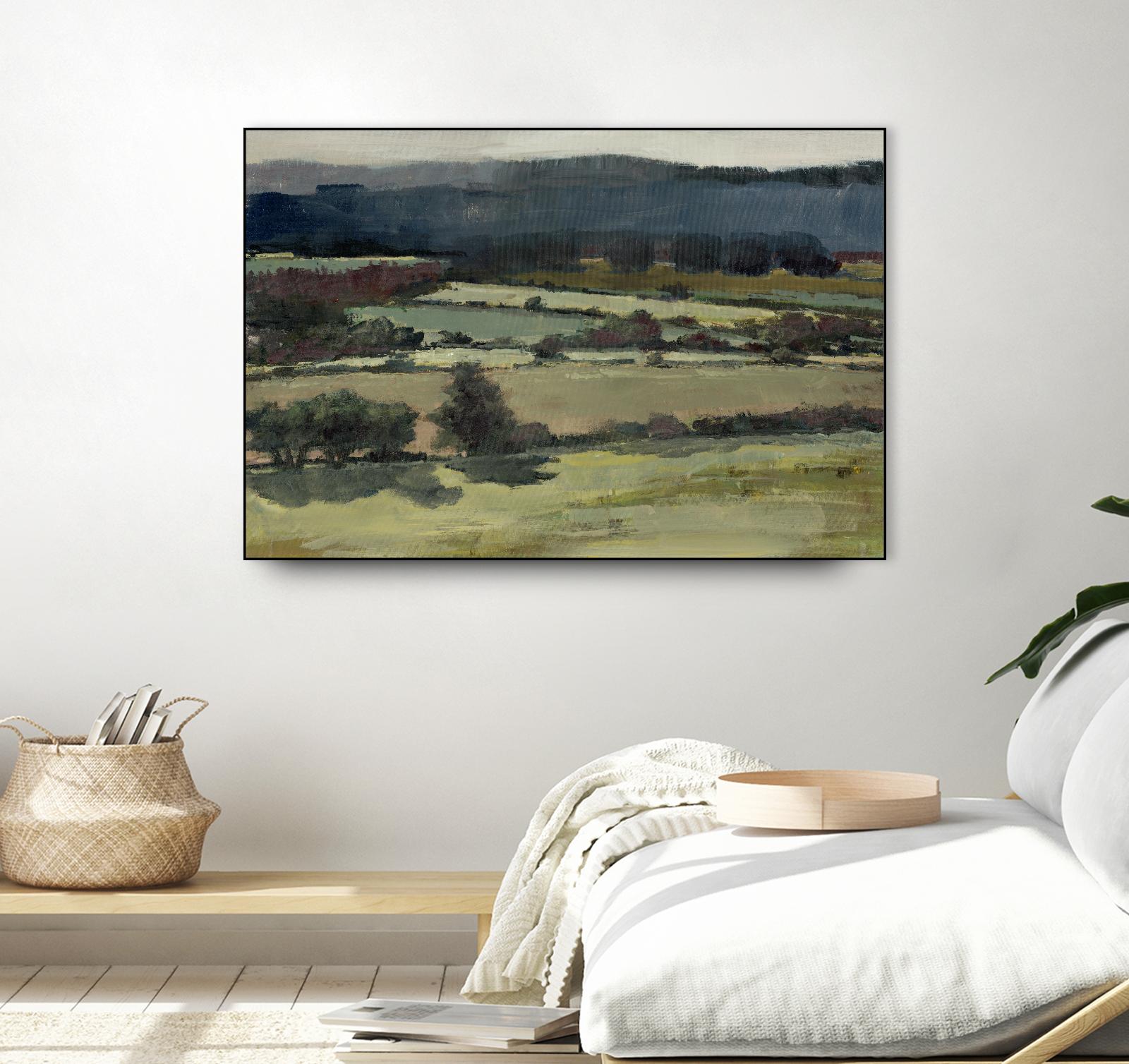 Petits territoires by Jacques Clément on GIANT ART - green landscape country side