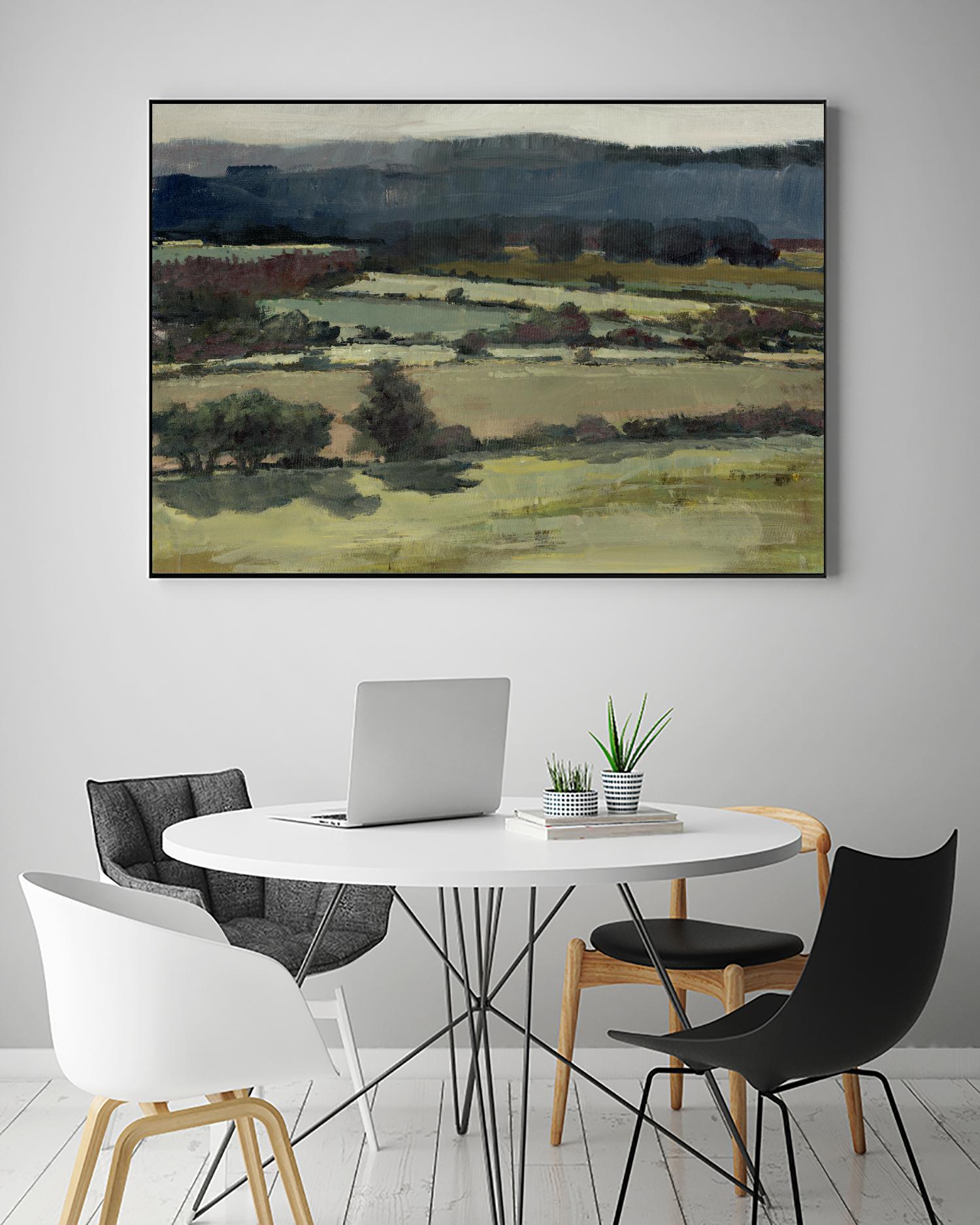 Petits territoires by Jacques Clément on GIANT ART - green landscape country side