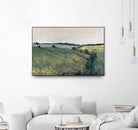 Paysage contemporain-2 by Jacques Clément on GIANT ART - green landscape