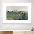 Paysage contemporain-2 by Jacques Clément on GIANT ART - green landscape artistes du québec