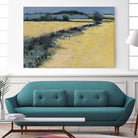 Paysage contemporain -1 by Jacques Clément on GIANT ART - blue landscape field