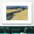 Paysage contemporain -1 by Jacques Clément on GIANT ART - blue landscape artistes du québec