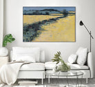 Paysage contemporain -1 by Jacques Clément on GIANT ART - blue landscape field