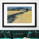 Paysage contemporain -1 by Jacques Clément on GIANT ART - blue landscape artistes du québec