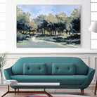 Road in the wood by Jacques Clément on GIANT ART - green landscape forest