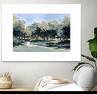 Road in the wood by Jacques Clément on GIANT ART - green landscape forest