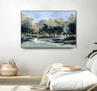 Road in the wood by Jacques Clément on GIANT ART - green landscape forest