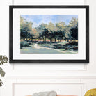 Road in the wood by Jacques Clément on GIANT ART - green landscape forest