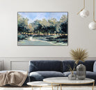 Road in the wood by Jacques Clément on GIANT ART - green landscape forest