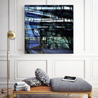 Urban Distortion I by Jean-François Dupuis on GIANT ART - blue city scene superposition
