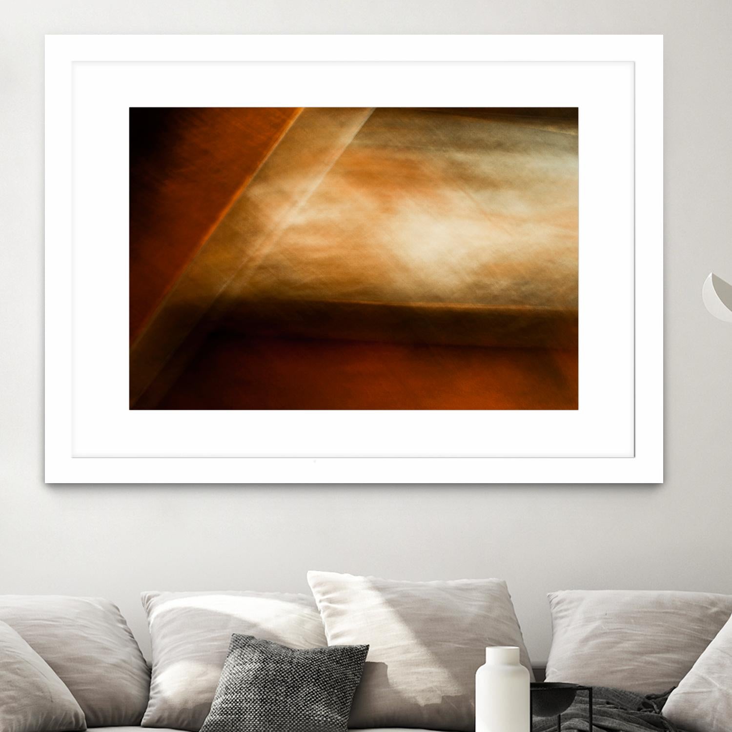 Manly Abstract by Jean-François Dupuis on GIANT ART - beige abstract transparence