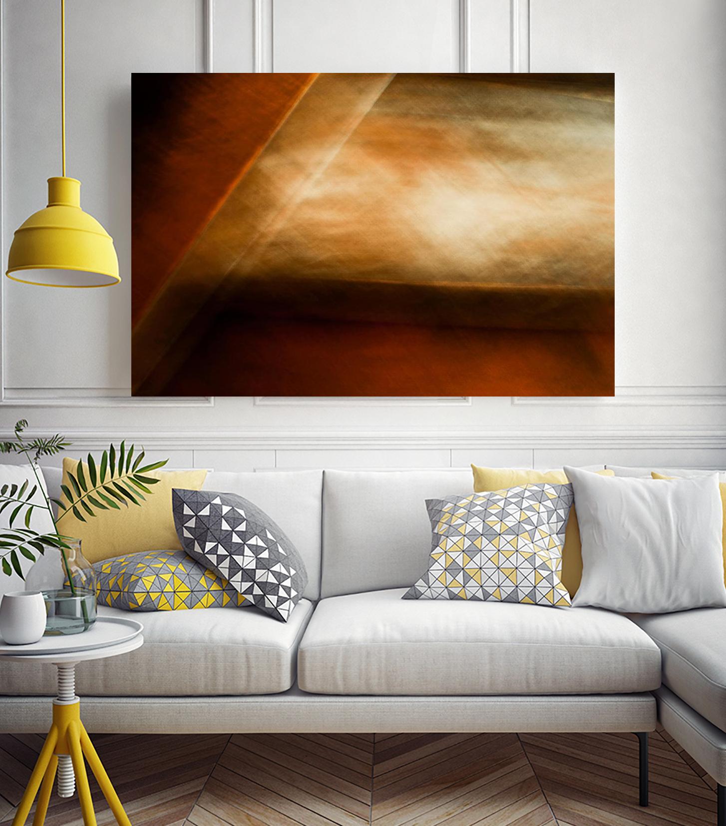 Manly Abstract by Jean-François Dupuis on GIANT ART - beige abstract transparence