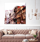 Urban Distortion VIII by Jean-François Dupuis on GIANT ART - orange city scene ville